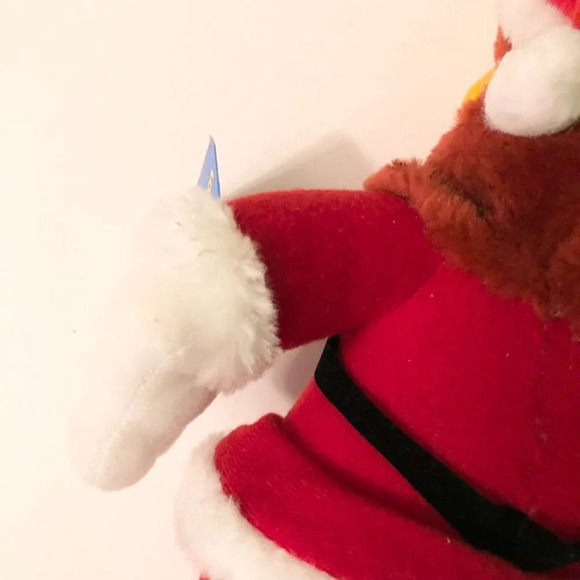 Vtg 1997 ACE Looney Tunes  Foghorn Leghorn Plush 11 Inch Stuffed Plush Toy Santa - Picture 16 of 16